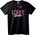 NOONEBRAND Тениска Любовен Бебок с Дизайн на Пръстен - 2XL, Black