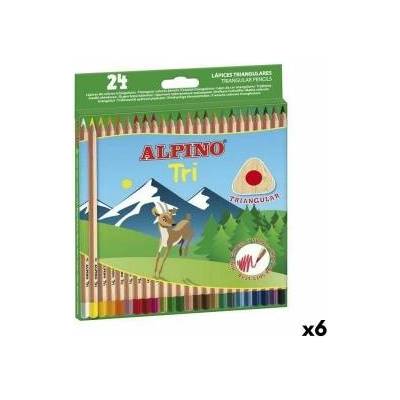 ALPINO Цветни моливи Alpino Tri Многоцветен (6 броя)
