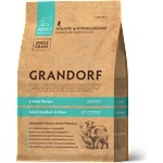 Grandorf 4 Meat Adult Medium & Maxi - Хипоалергенна храна за средни и едри породи кучета с 4 вида месо (3 кг / 10 кг) - petvitaminhouse - 78,04 лв
