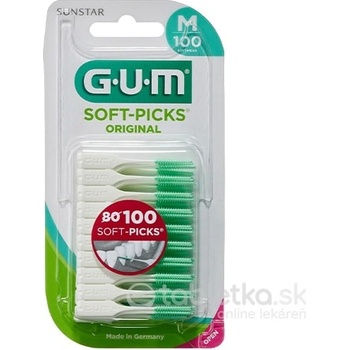 G.U.M Soft Picks Original Medium medzizubná kefka 100 ks