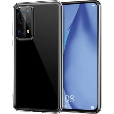 Huawei Плътен силиконов гръб Perfect 2mm за Huawei P40 Pro, Прозрачен (3366)