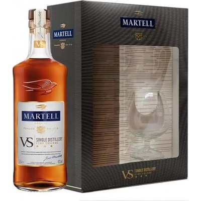 Martell VS 40% 0,7 l (darčekové balenie 1 pohár)