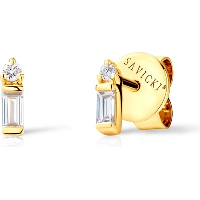 SAVICKI Обеци Savicki: злато. диаманти
