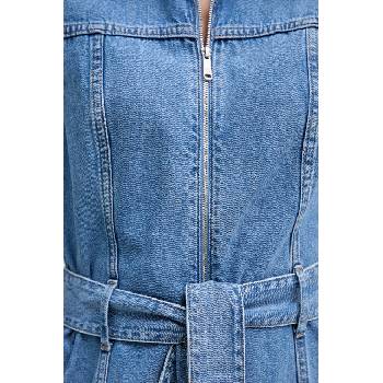 Calvin Klein рокля от деним (LV047G738G)