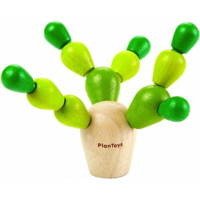 PlanToys Hlavolam mini-balanční kaktus 8854740041302