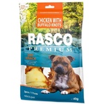 Rasco Лакомство Rasco Premium биволска кожа, обвита с пилешко месо, възли 11см 80г (1704-17020)