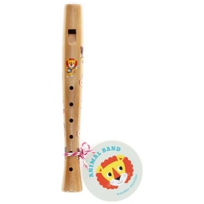 Rex London Детска дървена блокфлейта - Animal Band - Rex London (30298)