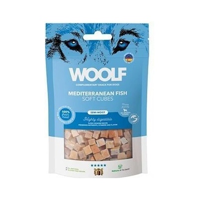 WOOLF Cubes poch. Soft Mediterranean Fish 100 g