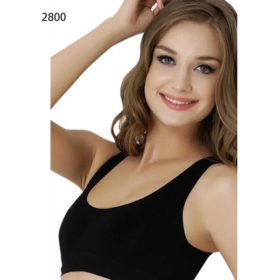 Стягащо черно бюстие