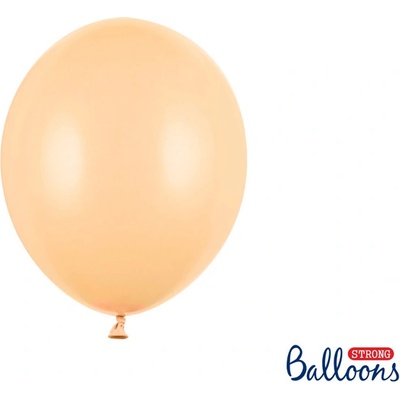 STRONG BALLOONS BALÓNKY pastelové 27 cm sv. broskvové