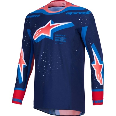 Alpinestars SUPERTECH VISTA tmavě modrá/korálová/cobaltová 2026 – Zbozi.Blesk.cz