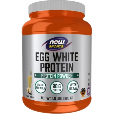 NOW Eggwhite Protein [680 грама] Ванилия