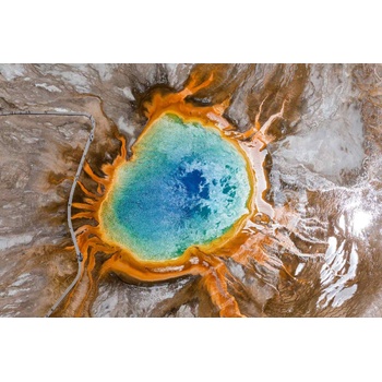 DIMEX ART s. r. o Флизелинов фототапет извор рейнбоу, йелоустоун 375 x 250 см