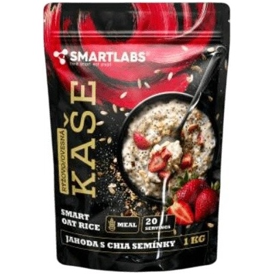 Smartlabs Rýžovo-ovesná Kaše jahoda s chia semínky 1 kg