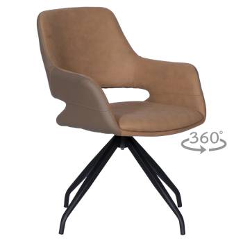 Carmen Трапезен стол winslow - златно кафяв sf 2 (3532036_2)