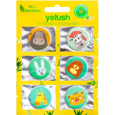 Yetush Citronella Samolepky s citronelou 6 ks