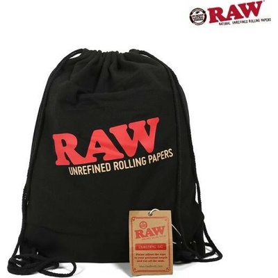RAW Drawstring Bag, stahovací vak Černý