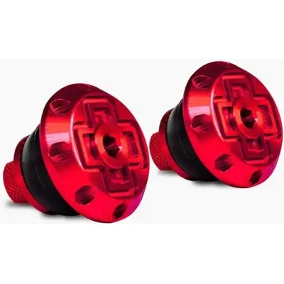 Muc-Off Disco Bar End Plugs koncovky do řídítek červená
