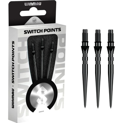 Winmau Switch Points Groove Black 30mm