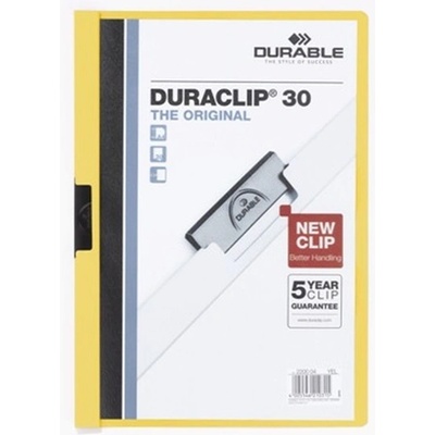 DURABLE Клипборд DURABLE Duraclip A/4 до 30 листа жълт 220004 (220004)