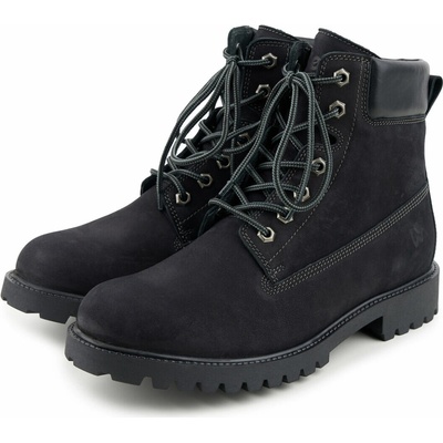 Vlnka dámské kožené farmářky Woolee černá – Zboží Dáma