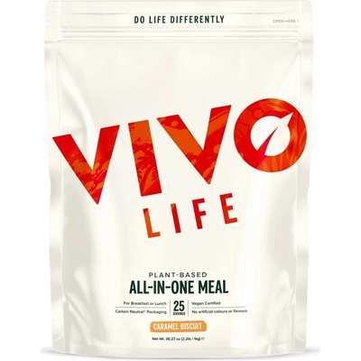 VIVO WHOLE MEAL Nutričně kompletní VEGAN PROTEIN jídlo Slaný maca karamel 1 kg