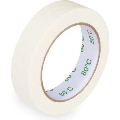Wimex Lepící páska krepová do +80 ° C 50 m x 25 mm bílá
