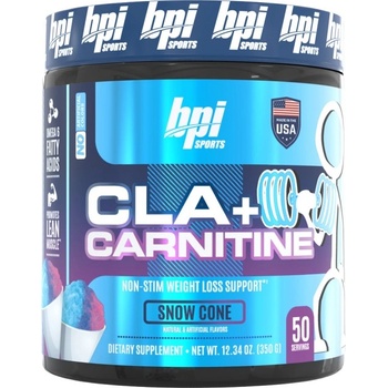 BPI Sports CLA + Carnitine | Non-Stimulant Weight Loss [350 грама] Snowcone