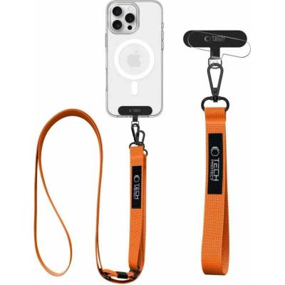 Šňůrka na krk Tech-Protect C6S Crossbody popruh, oranžový
