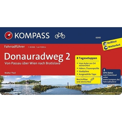 Kompass Fahrradführer Donauradweg. Bd.2