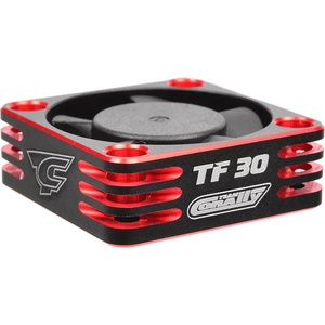 Team corally Вентилатор Team Corally Ultra High Speed Cooling Fan TF-30 w/BEC connector 30mm Color Black Red C-53110-1 (C-53110-1)