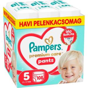 Pampers Premium Care Гащички 11-17кг Junior 5 (108 бр. ) (80894762)