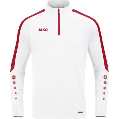 JAKO mikina 1/4 zip Power bílá
