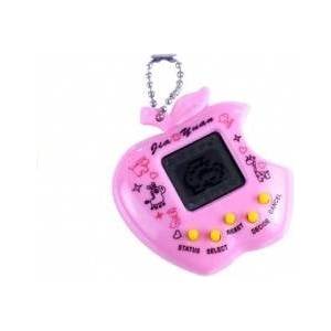 LEAN Toys Tamagotchi Electronical Animal Pink Apple Shape