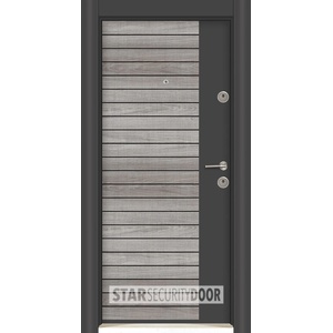Starsteeldoor Блиндирана врата Outdoor - UV 101 Сиво меше антрацит (цена без монтаж)