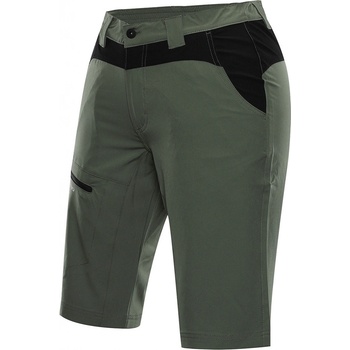 Alpine Pro CUOM softshellové šortky MPAN176567 Treetop