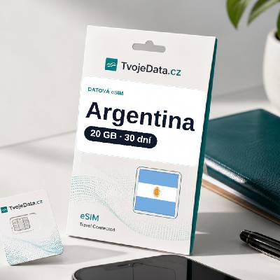 eSIM Argentina 20 GB / 29 dní