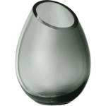 Blomus (Германия) Стъклена ваза BLOMUS DROP в опушено сиво - Ø12, 5 х h16 см (BLOMUS 65963)