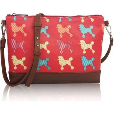 Kabelka Small crossbody Poodle růžová