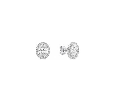 Diamonfire strieborné náušnice E6603