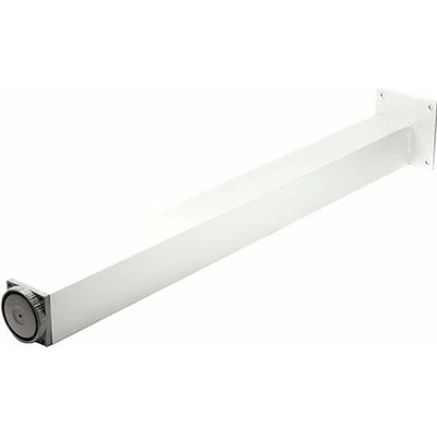 Stolová noha výška 820 mm - 60 x 60 mm s regulací bílá mat – Sleviste.cz