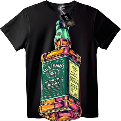 NOONEBRAND Тениска Jack Daniel's Hussy - 2XL, White