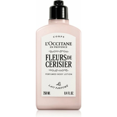 L’Occitane Fleurs de Cerisier Perfumed Body Lotion tělové mléko s parfemací třešňový květ 250 ml