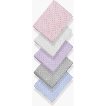 Interbaby Detská deka extra mäkká guličky Šedá