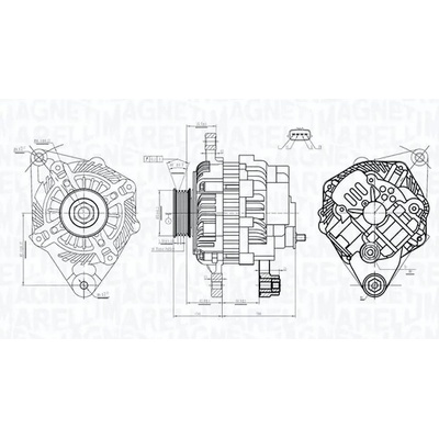 MAGNETI MARELLI Alternátor MAG 063733526010