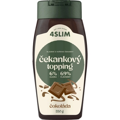 4Slim Cikorija posýpka s príchuťou čokolády 330 g