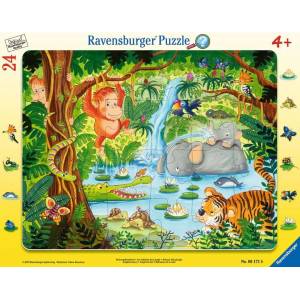 Ravensburger - Puzzle Jungle Friends - 1 - 39 piese