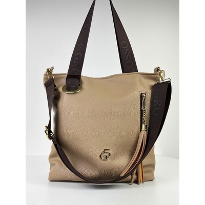 Hnedá dámska kabelka na rameno GROSSO