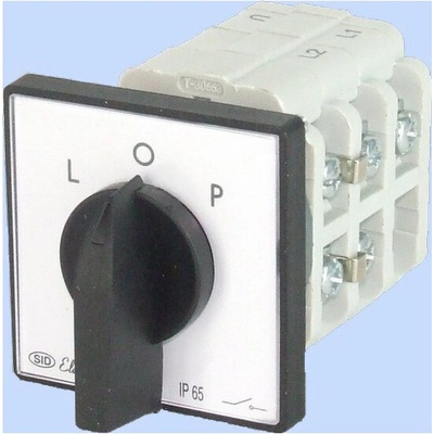 Elektromet Vačkový spínač L-0-P 3P 63A IP65 ŁUK 63-42 (916327)