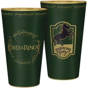 Magic Box Sklenený pohár The Lord of the Rings - U Skákavého poníka 400 ml